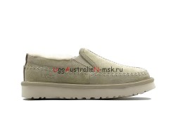 UGG STITCH SLIP ON BEIGE