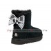 UGG BAILEY BOW MINI CUSTOMIZABLE BLACK