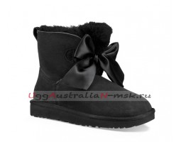 UGG GITA BOW MINI BOOT BLACK