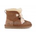 UGG GITA BOW MINI BOOT CHESTNUT