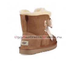 UGG GITA BOW MINI BOOT CHESTNUT