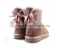 UGG MINI BAILEY BOW II METALLIC DUSK