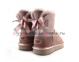 UGG MINI BAILEY BOW II METALLIC DUSK