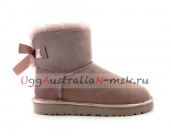 UGG MINI BAILEY BOW II METALLIC DUSK