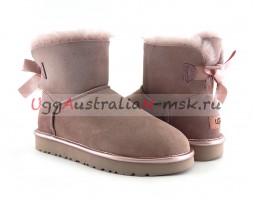 UGG MINI BAILEY BOW II METALLIC DUSK