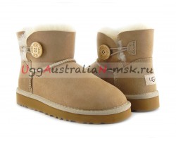 UGG BAILEY BUTTON MINI II SAND