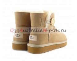 UGG BAILEY BUTTON MINI II SAND