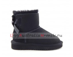 UGG KIDS MINI BAILEY BOW II BLACK