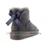 UGG KIDS MINI BAILEY BOW II GREY