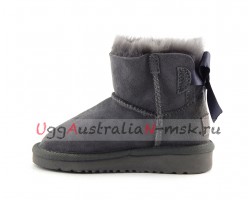 UGG KIDS MINI BAILEY BOW II GREY