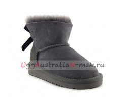 UGG KIDS MINI BAILEY BOW II GREY