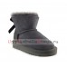 UGG KIDS MINI BAILEY BOW II GREY