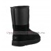 UGG CLASSIC SHORT RUBBER BOOT BLACK