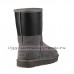 UGG CLASSIC SHORT RUBBER BOOT GREY / BLACK