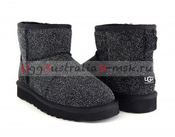 UGG CLASSIC MINI SEREIN BLACK