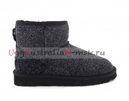 UGG CLASSIC MINI SEREIN BLACK