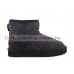 UGG CLASSIC MINI SEREIN BLACK