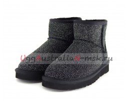 UGG CLASSIC MINI SEREIN BLACK