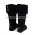 UGG BOOTS OVER THE KNEE BAILEY BUTTON II BLACK