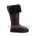 UGG BOOTS OVER THE KNEE BAILEY BUTTON II BOMBER CHOCOLATE