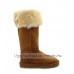 UGG BOOTS OVER THE KNEE BAILEY BUTTON II CHESTNUT