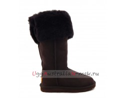 UGG BOOTS OVER THE KNEE BAILEY BUTTON II CHOCOLATE