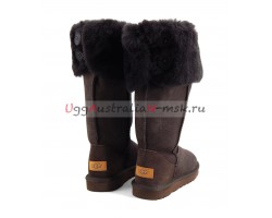 UGG BOOTS OVER THE KNEE BAILEY BUTTON II CHOCOLATE