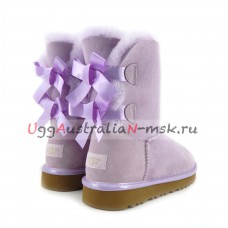 UGG BAILEY BOW II METALLIC LAVENDER FOG