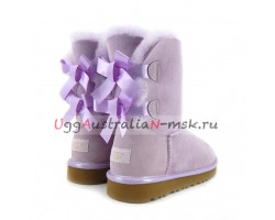 UGG BAILEY BOW II METALLIC LAVENDER FOG