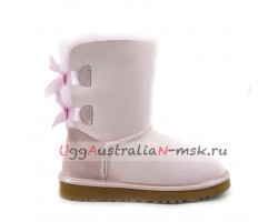 UGG BAILEY BOW II METALLIC SEASHE PINK