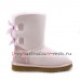 UGG BAILEY BOW II METALLIC SEASHE PINK