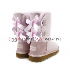 UGG BAILEY BOW II METALLIC SEASHE PINK