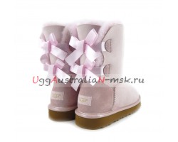 UGG BAILEY BOW II METALLIC SEASHE PINK