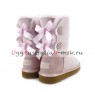 UGG BAILEY BOW II METALLIC SEASHE PINK