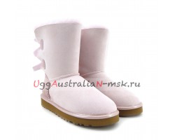 UGG BAILEY BOW II METALLIC SEASHE PINK