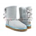 UGG BAILEY BOW II METALLIC SKY BLUE