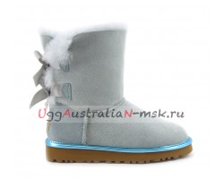 UGG BAILEY BOW II METALLIC SKY BLUE