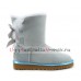 UGG BAILEY BOW II METALLIC SKY BLUE