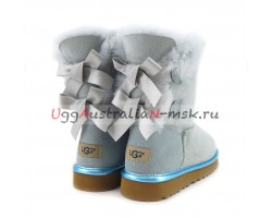 UGG BAILEY BOW II METALLIC SKY BLUE