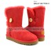 UGG BAILEY BUTTON SHORT II RED