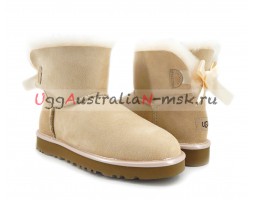 UGG MINI BAILEY BOW II METALLIC SLATE