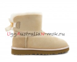 UGG MINI BAILEY BOW II METALLIC SLATE