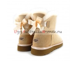 UGG MINI BAILEY BOW II METALLIC SLATE