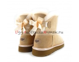 UGG MINI BAILEY BOW II METALLIC SLATE