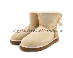 UGG MINI BAILEY BOW II METALLIC SLATE