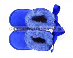 UGG FOR BABIES BAILEY BOW ELECTRIC BLUE