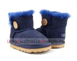 UGG FOR BABIES BAILEY BUTTON NAVY