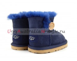 UGG FOR BABIES BAILEY BUTTON NAVY