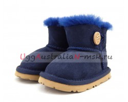 UGG FOR BABIES BAILEY BUTTON NAVY