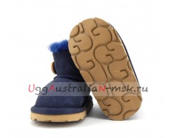 UGG FOR BABIES BAILEY BUTTON NAVY